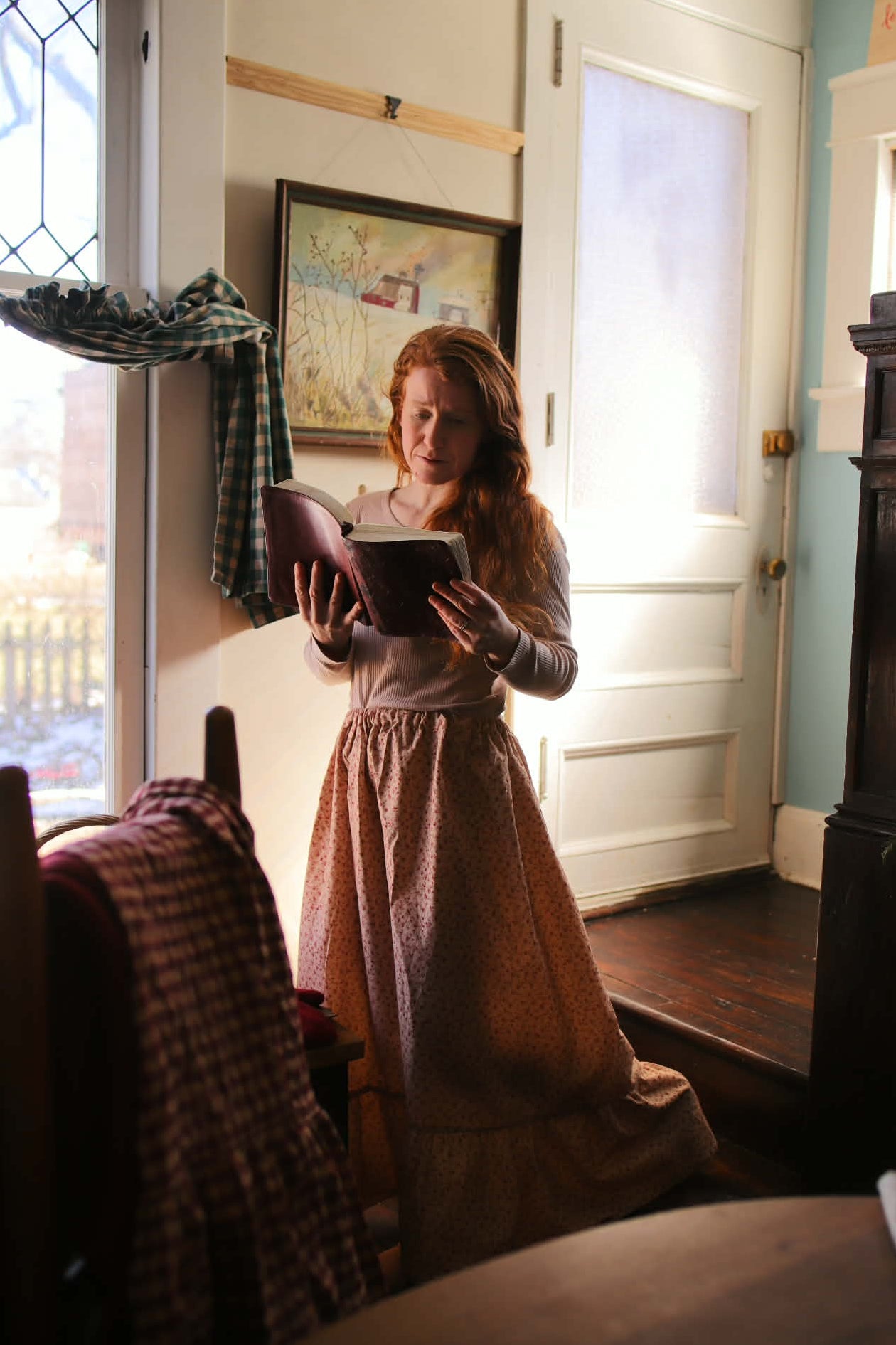 Rosebud Calico Prairie Skirt