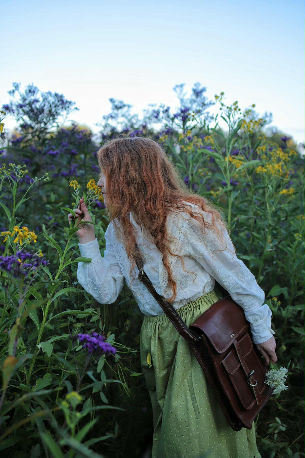 Aliyah Skirt in Warm Green