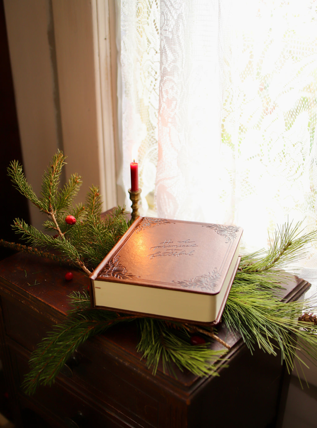 "One Thing I Ask" 5 Year Prayer Journal, Saddle Brown