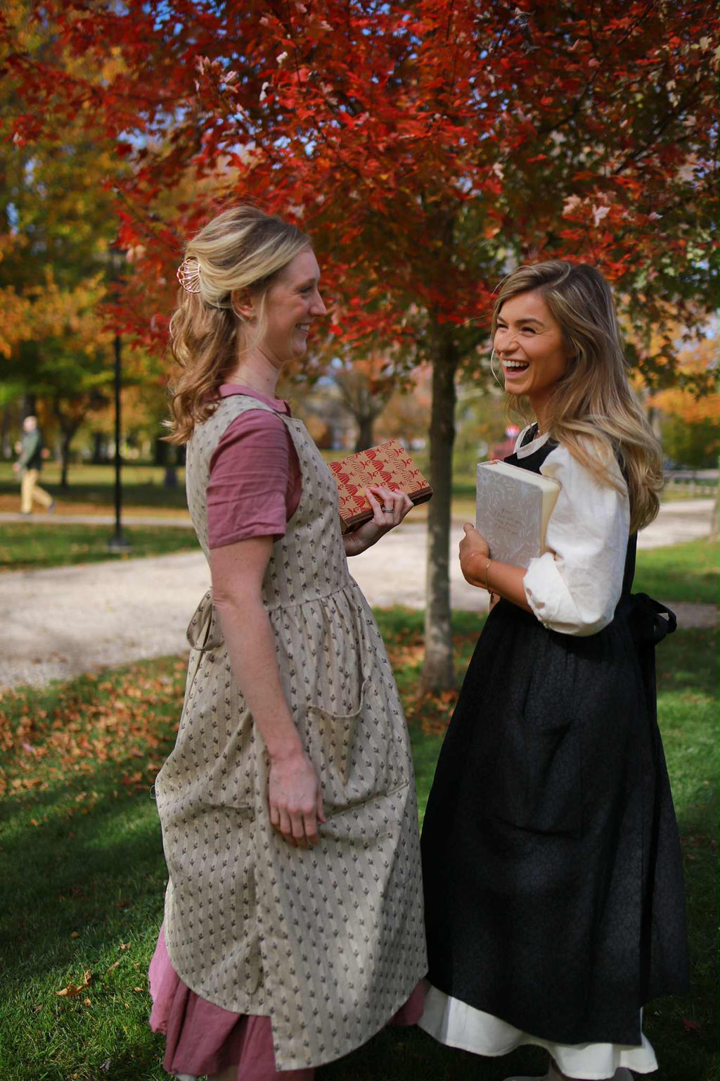 Arete Pinafore in Thistle & Fig