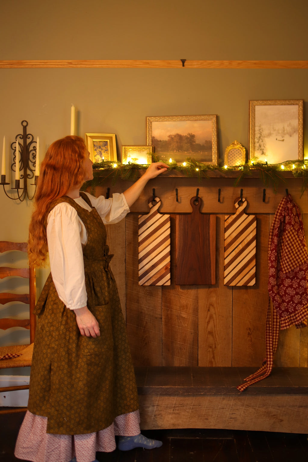 Countryside Sheep Antique Painting