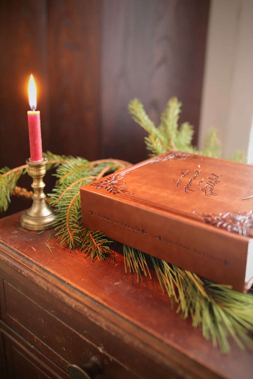 "One Thing I Ask" 5 Year Prayer Journal, Saddle Brown