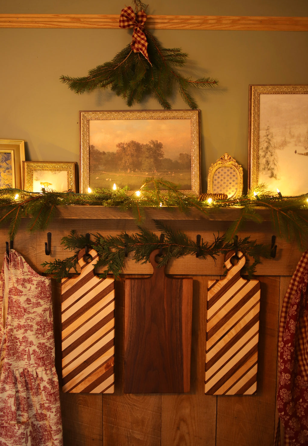 Countryside Sheep Antique Painting