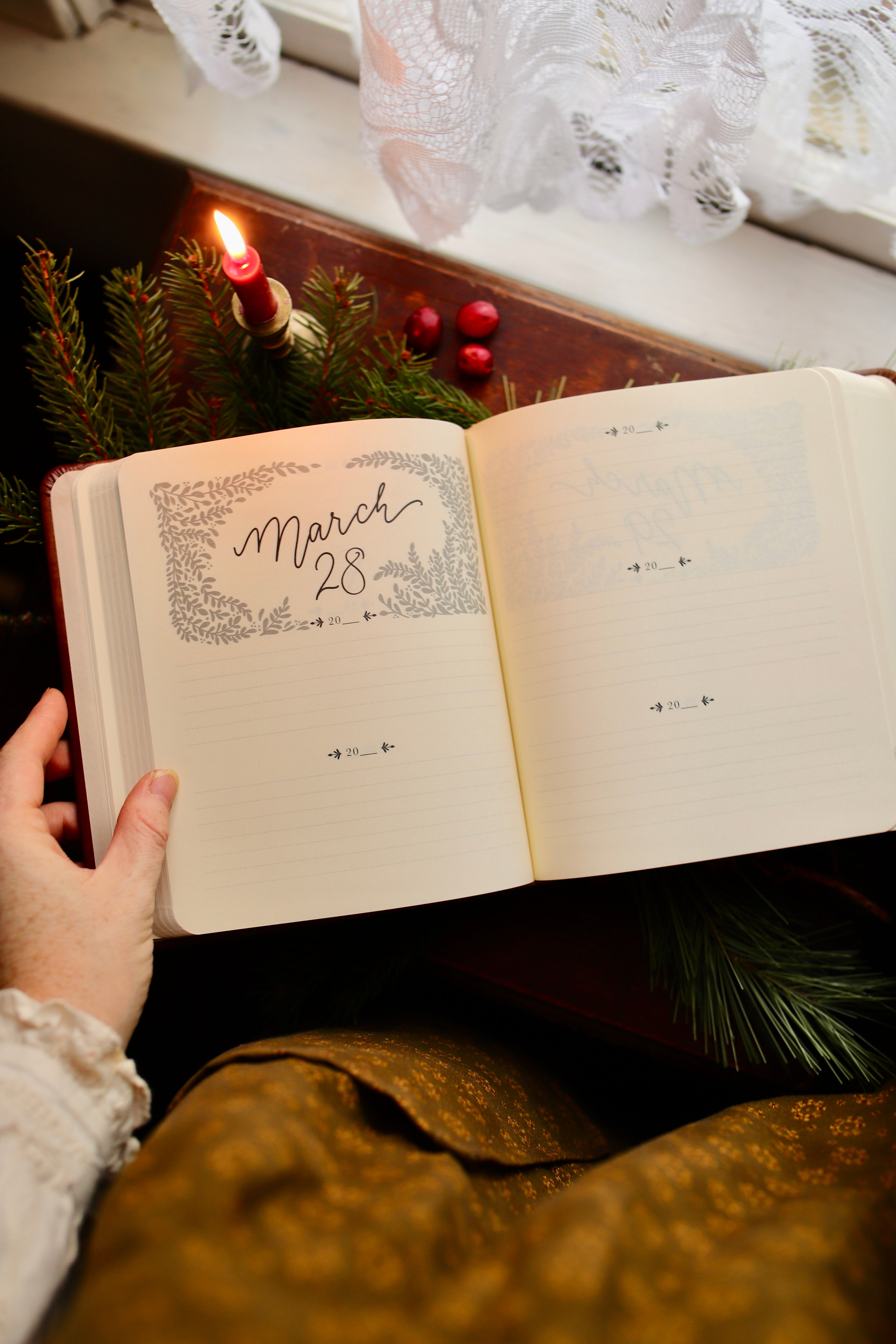 "One Thing I Ask" 5 Year Prayer Journal, Saddle Brown