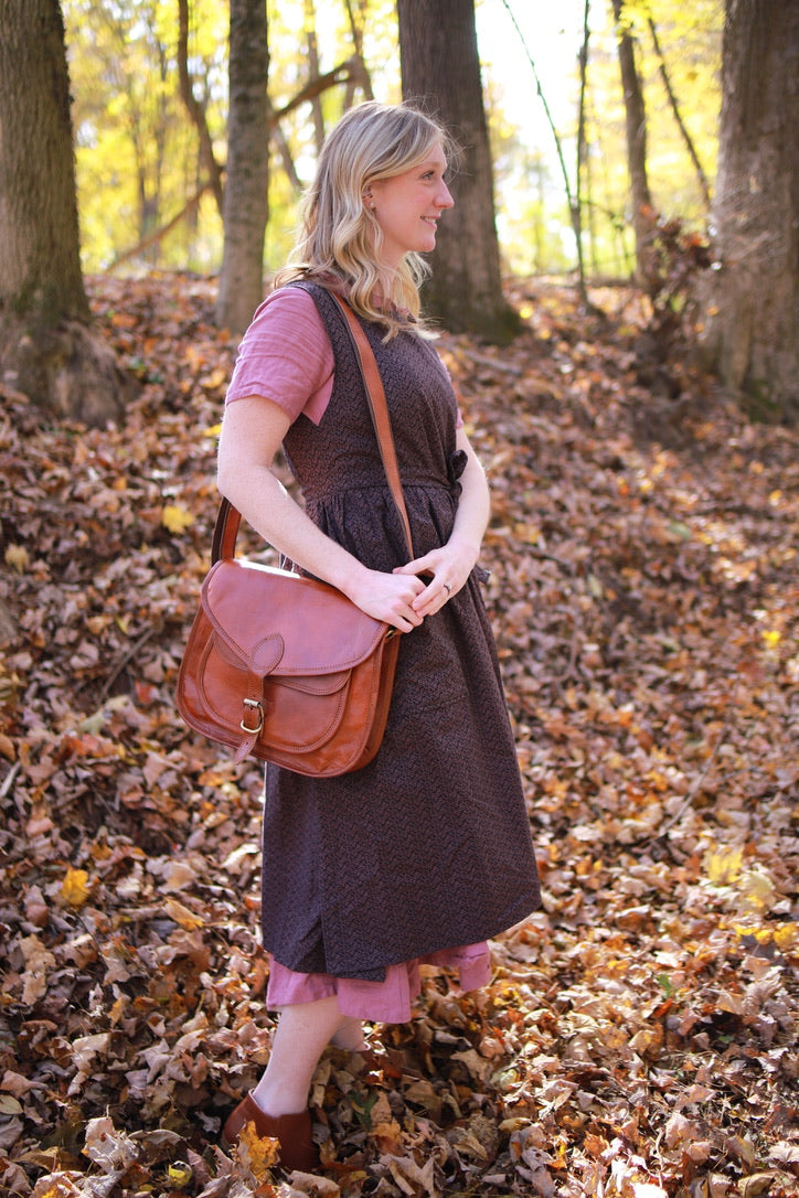 Arete Pinafore in BlackBerry Plum