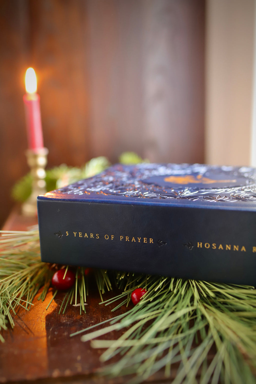 "One Thing I Ask" 5 Year Prayer Journal, Sapphire Flower