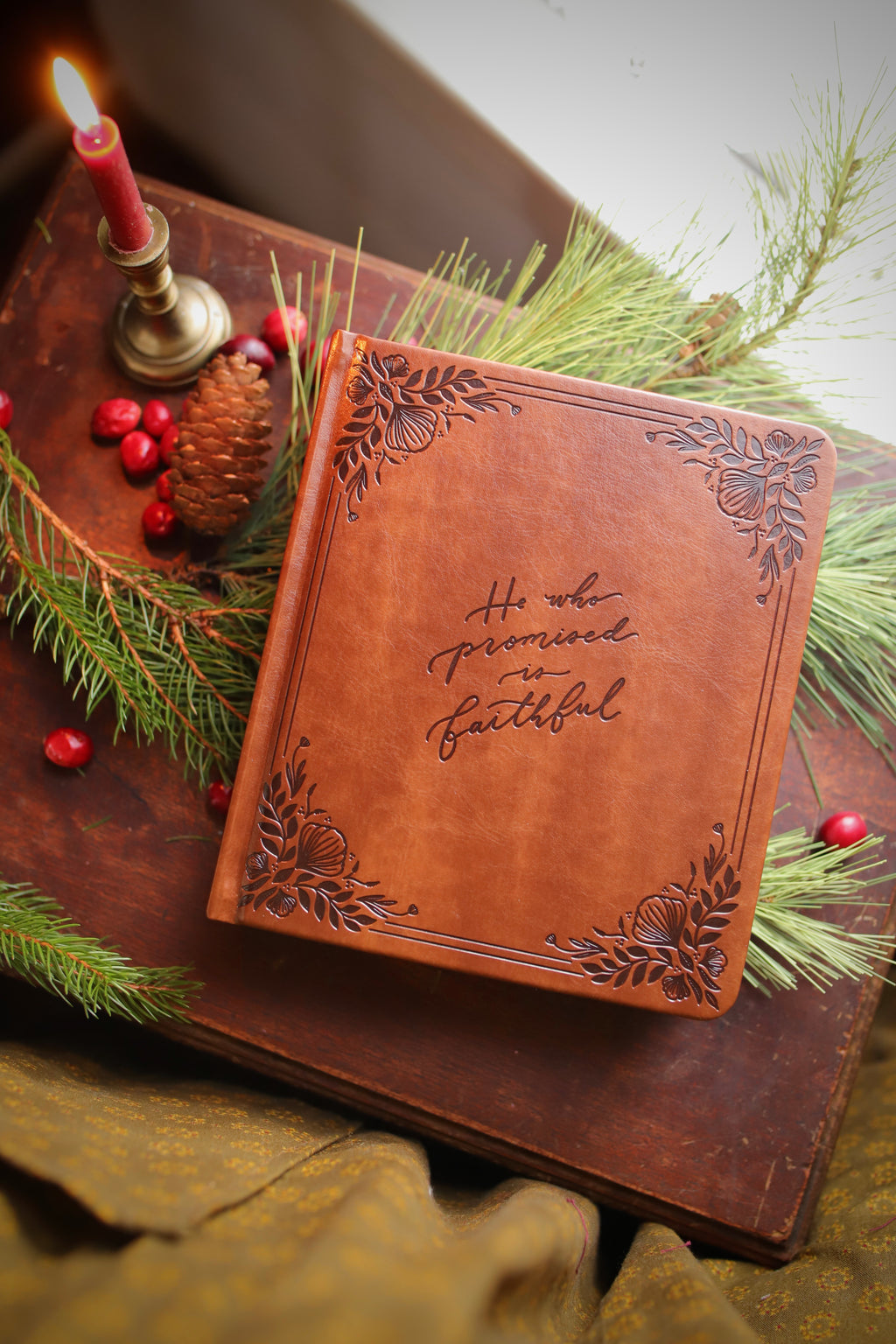 "One Thing I Ask" 5 Year Prayer Journal, Saddle Brown