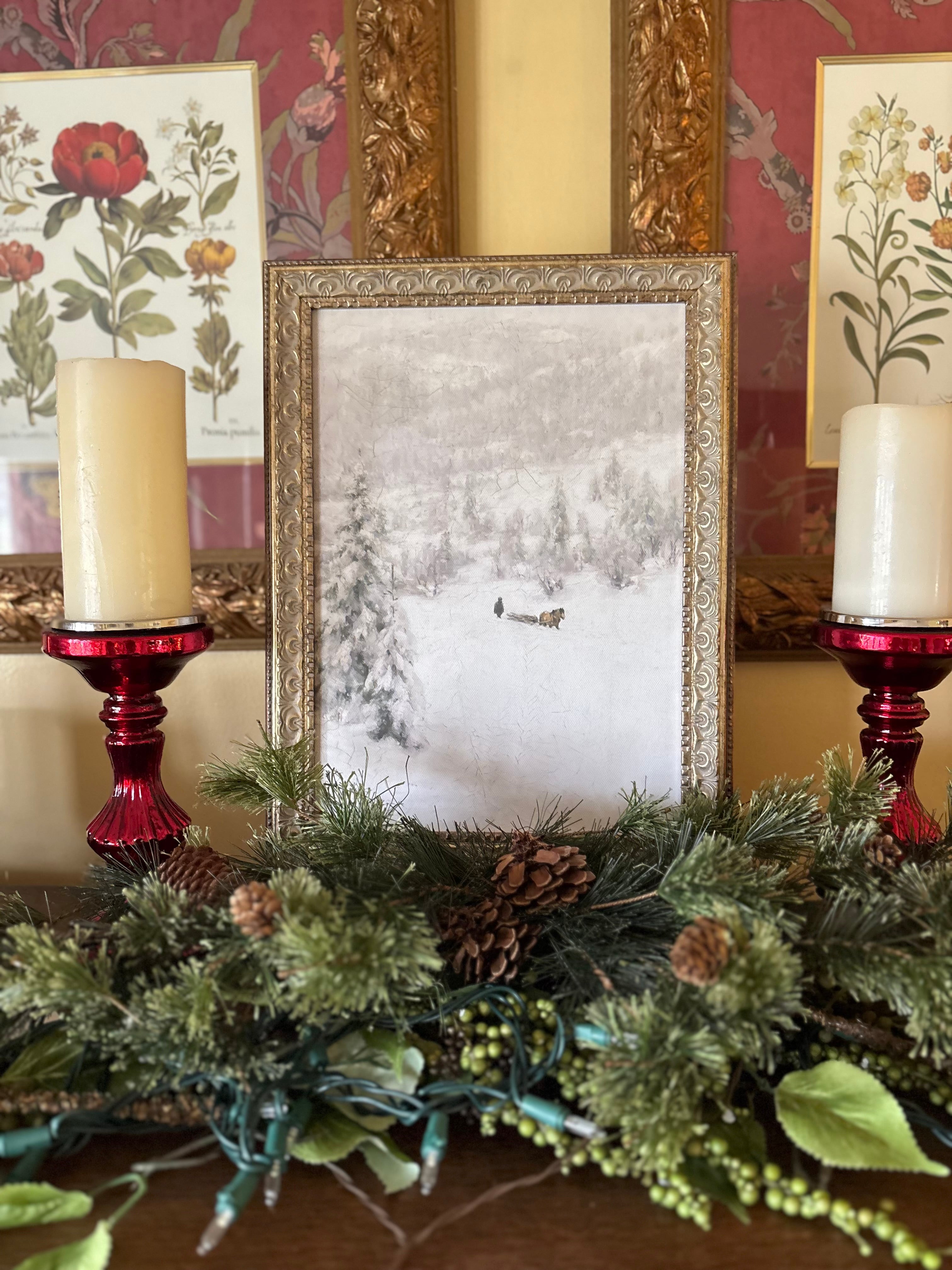 Norwegian Winter Antique Art