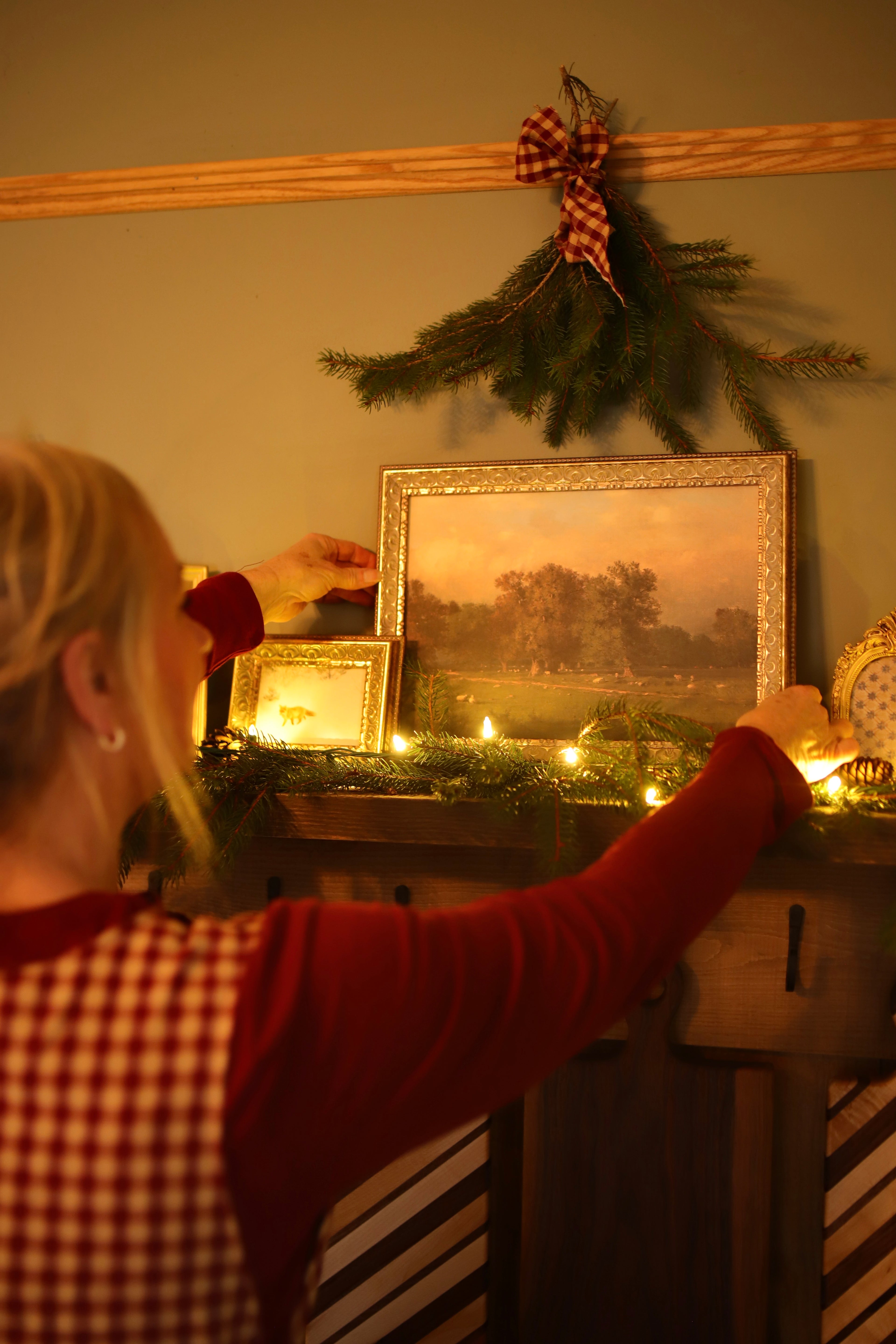 Countryside Sheep Antique Painting