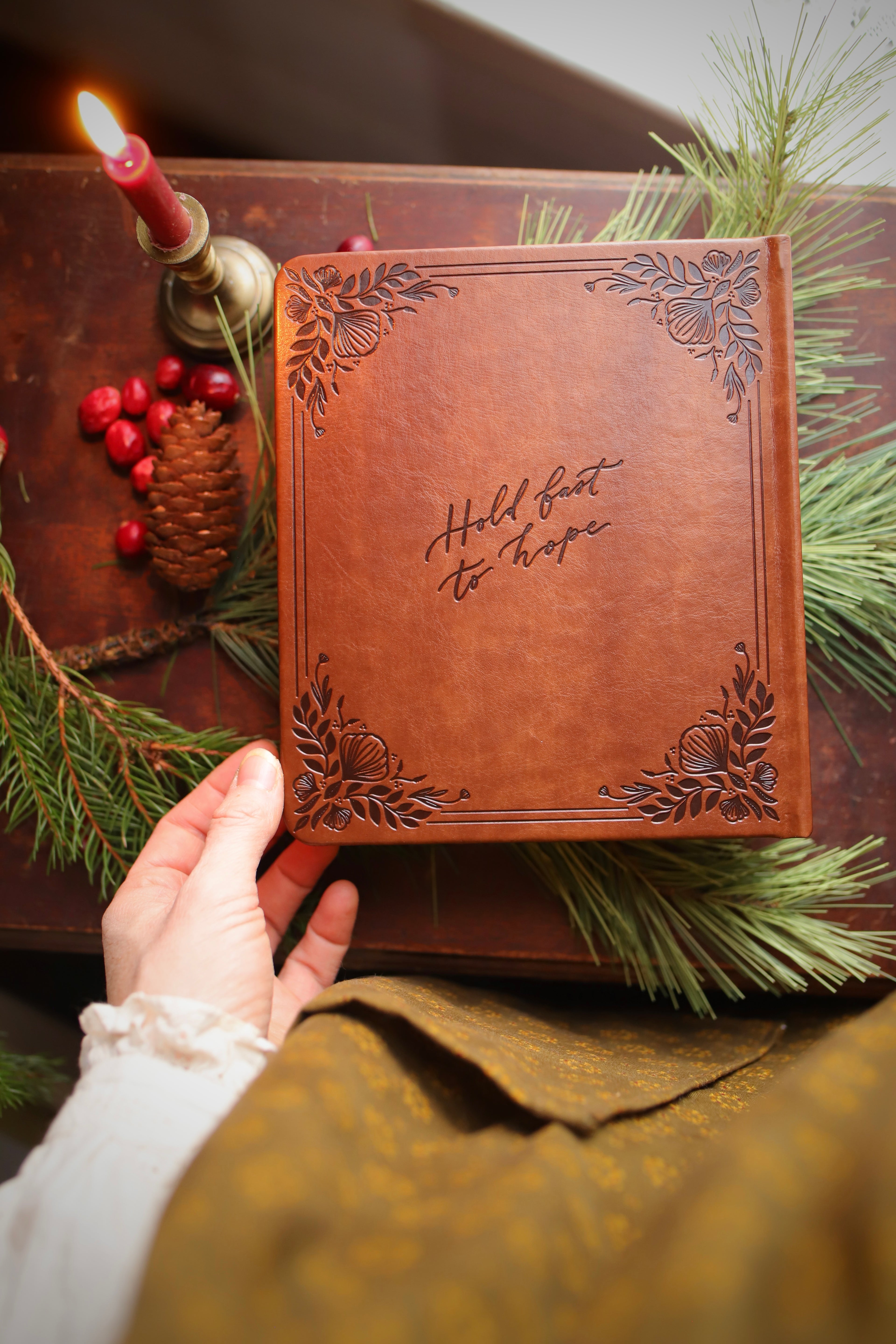 "One Thing I Ask" 5 Year Prayer Journal, Saddle Brown