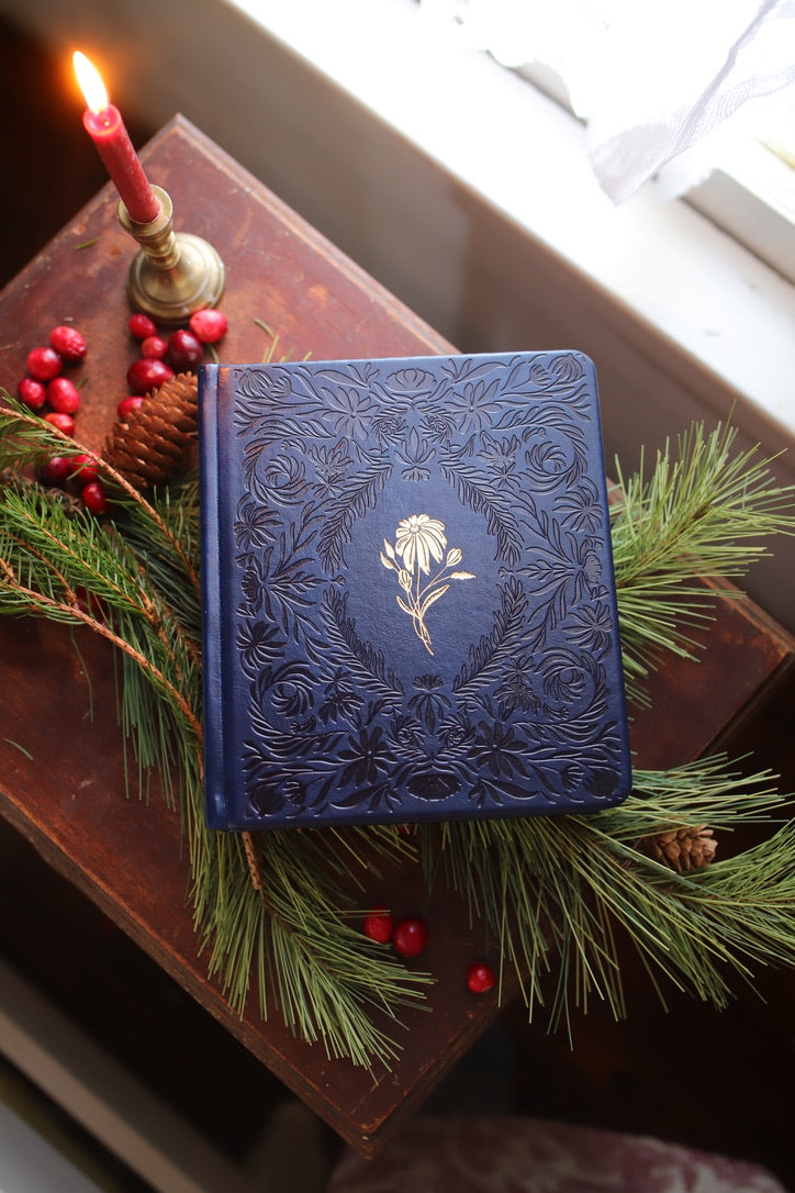 "One Thing I Ask" 5 Year Prayer Journal, Sapphire Flower