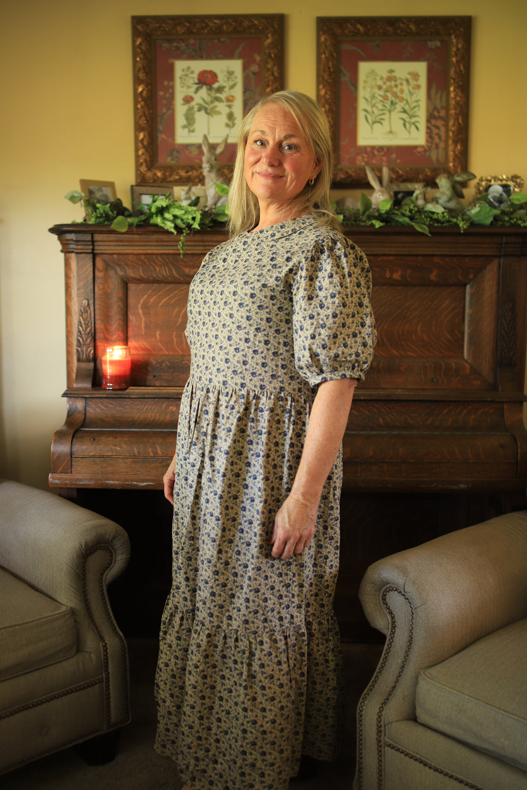 Ariel Dress in Antique Rose