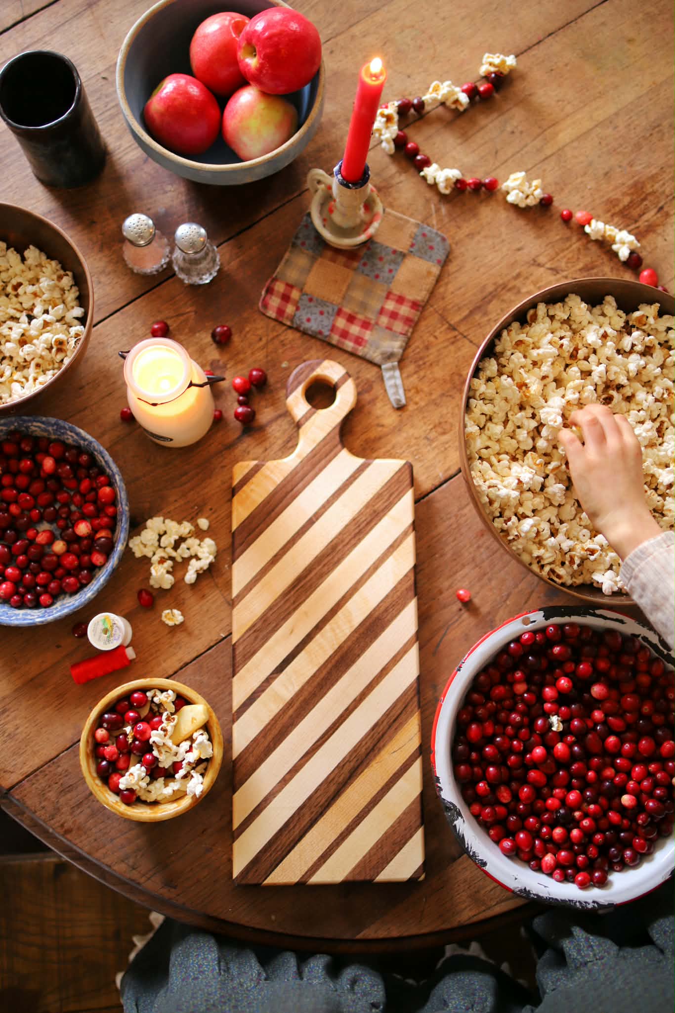 Maple & Walnut Striped Cutting Board