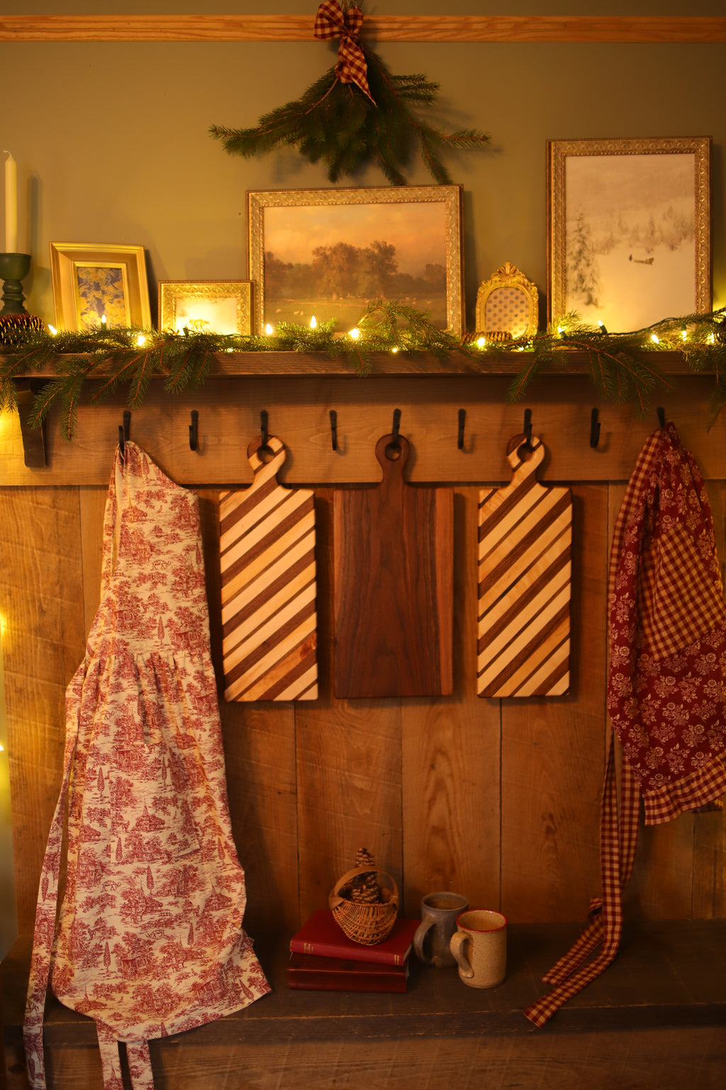 French Country Toile Pinafore