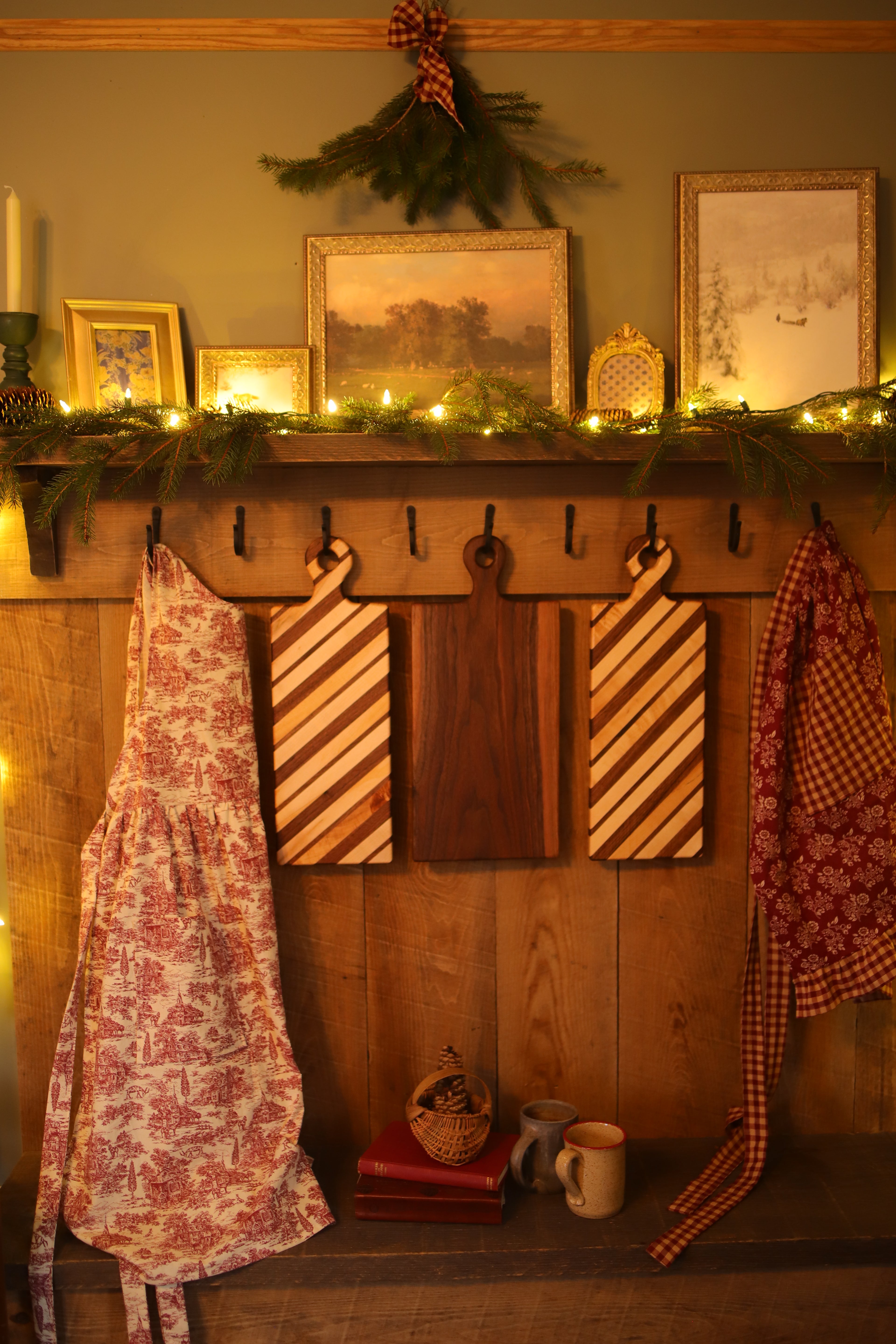 French Country Toile Pinafore