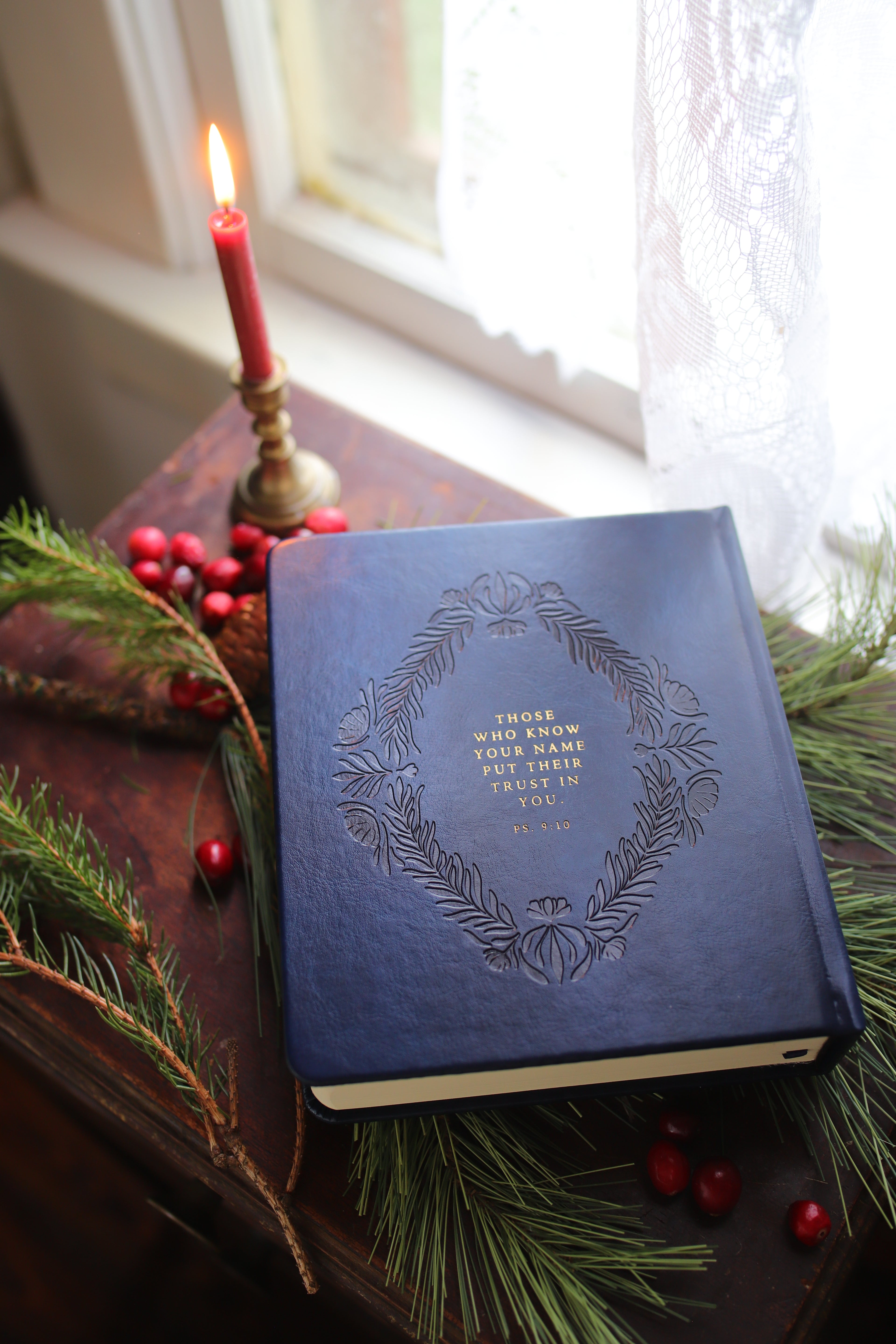 "One Thing I Ask" 5 Year Prayer Journal, Sapphire Flower