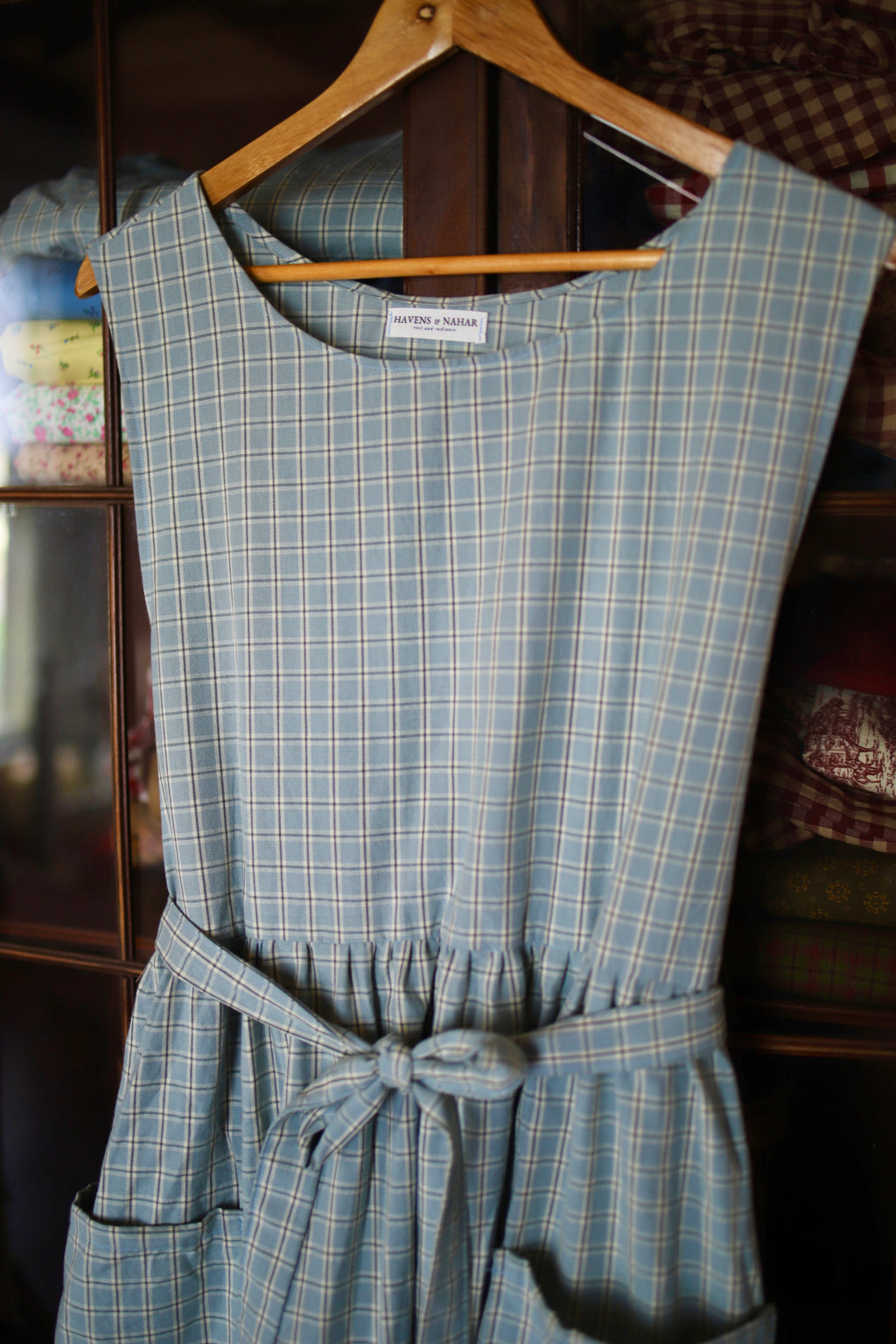 Cornflower Blue Pinafore
