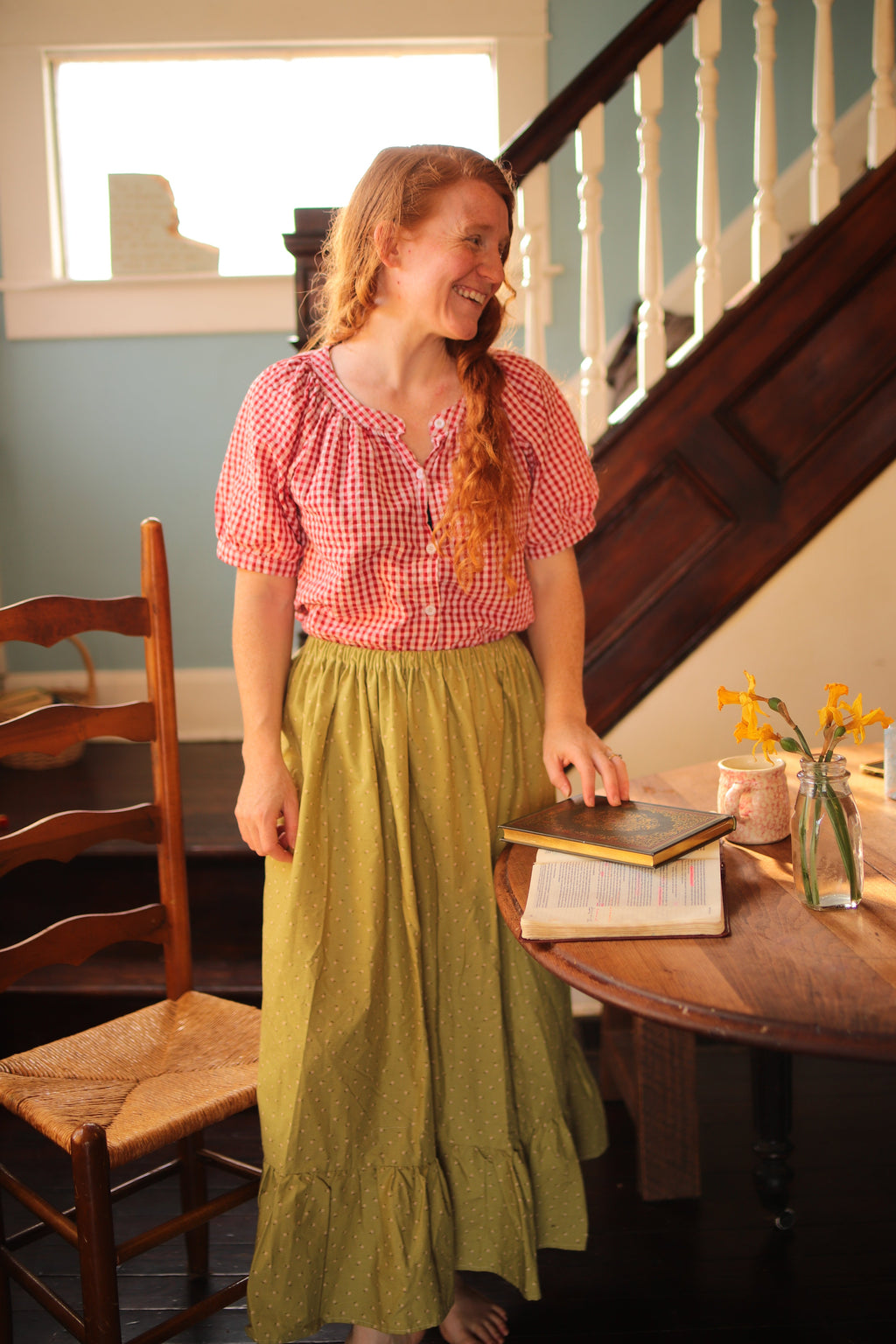 Green Meadow Prairie Skirt