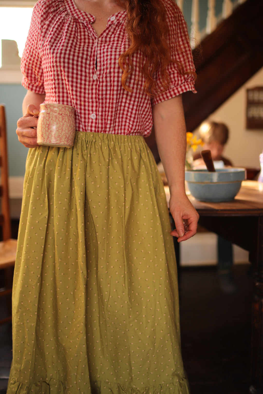 Green Meadow Prairie Skirt