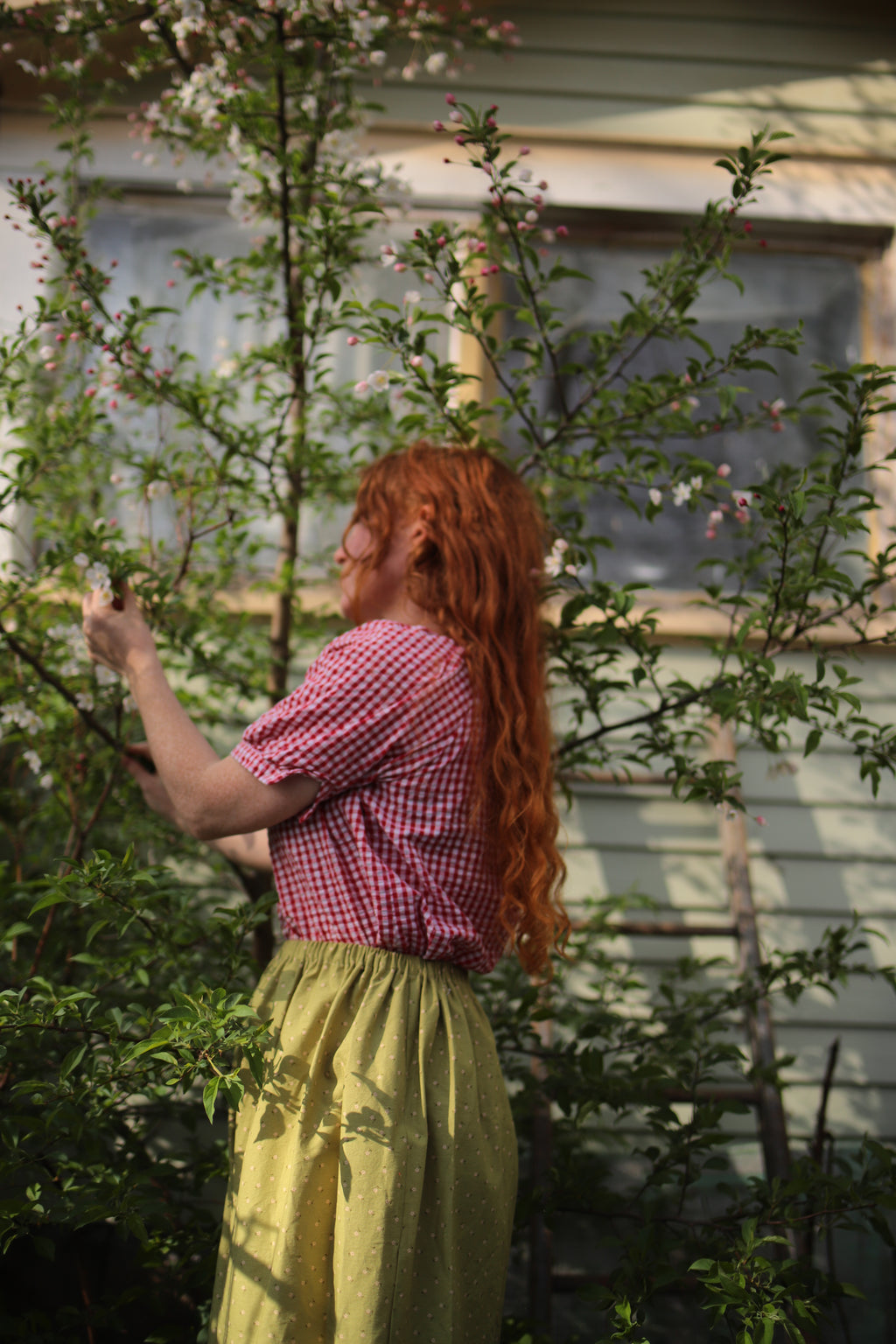 Green Meadow Prairie Skirt