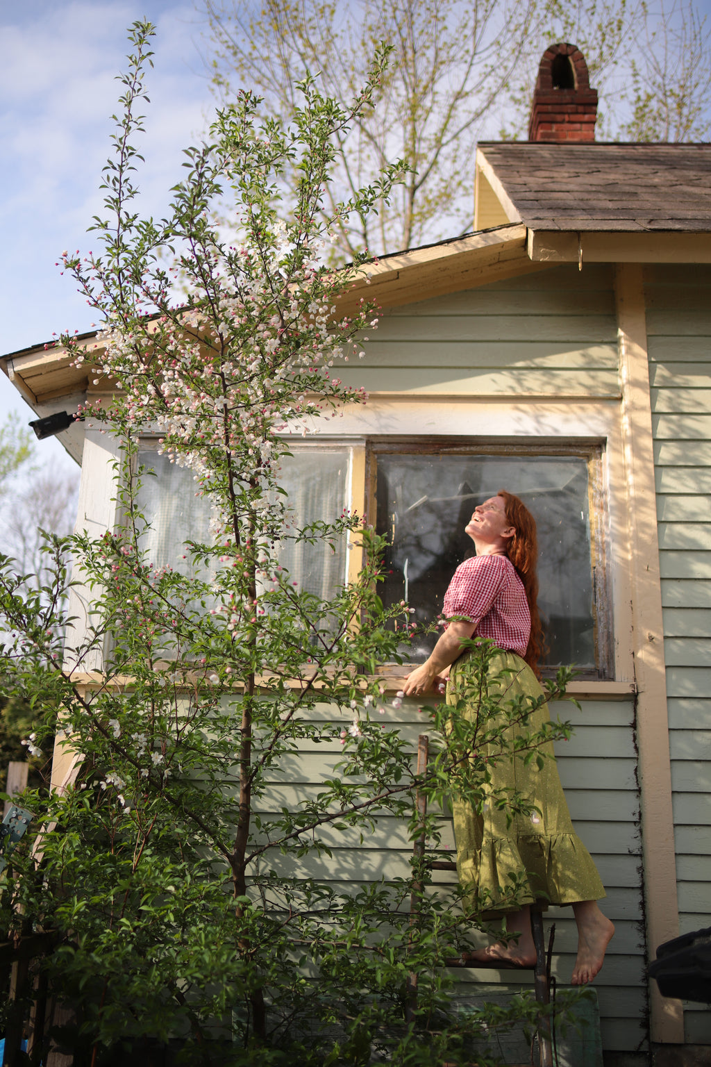 Green Meadow Prairie Skirt